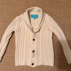 Denim Bay cable knit cardigan